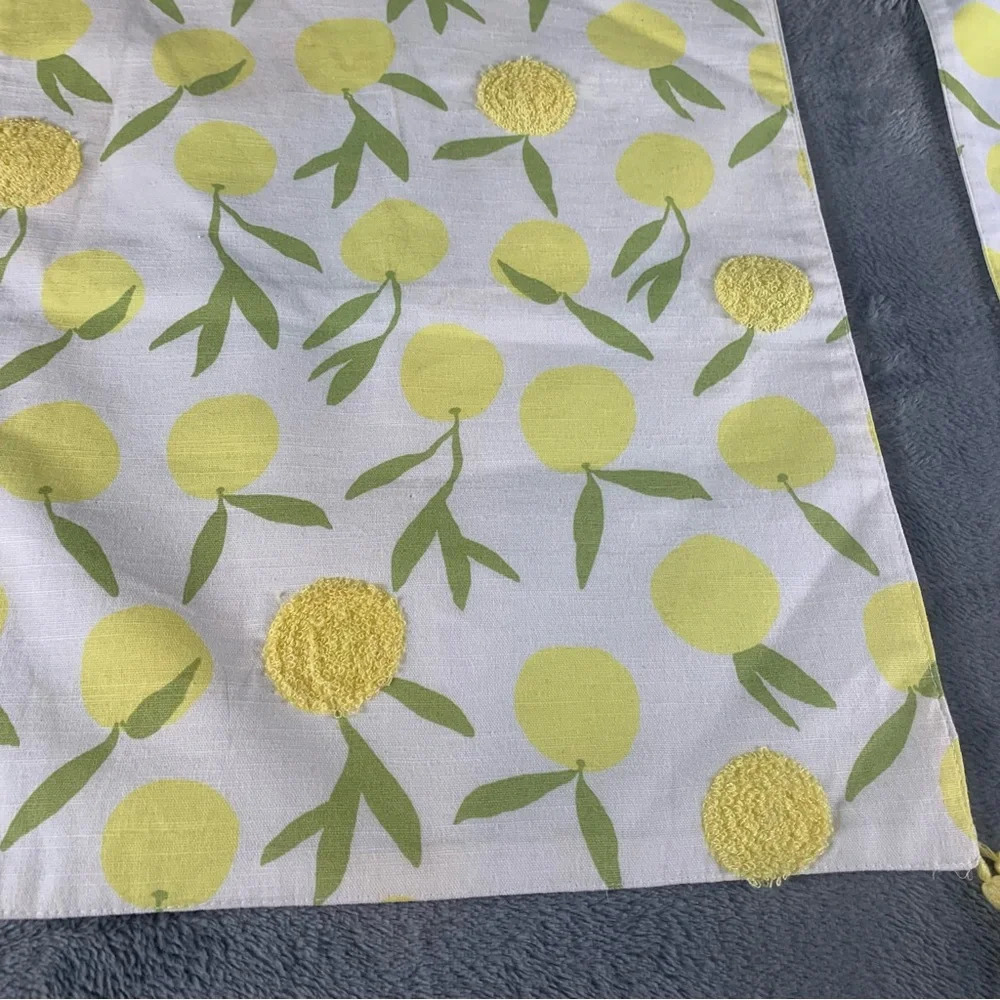NWT Opal House 6 Placemats & Table Runner Set Of 7 Lemons Cottage Core Retro